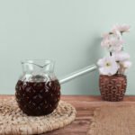 Zümra - Ateşe Isıya Dayanıklı Borosilikat Lüks Cam Cezve